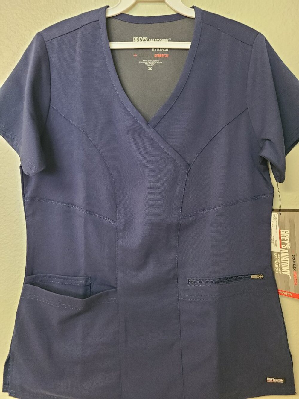 Grey's Anatomy 3PKT Surplice Princess Kim Top
